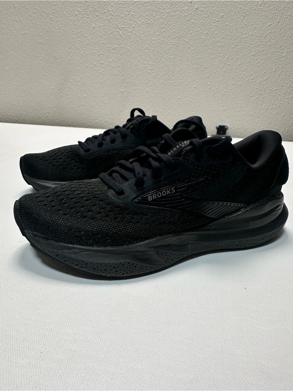 Brooks Adrenaline GTS 24 Road-Running Shoes - Women's-Black/Black/Ebony 7.5 Wide
